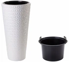 Горшок Diamant Slim-40 белый Form-Plastic
