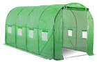 Теплица садовая Bonro UP-10м2 с окнами 400x250x200 см арочная Зеленая (117-76-42400404)