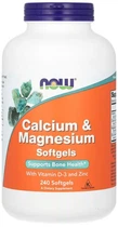 Кальцій та магній Now Foods Calcium & Magnesium 240 гелевих капсул в упаковці (ARE-574003)
