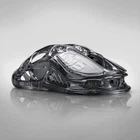 Геймерська акумуляторна, бездротова (Bluetooth + 2,4G), миша GravaStar Mercury M2, Transparent Black/Прозоро Чорний (GRAVASTARM2_TBLK)