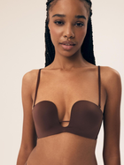 Бюстгальтер Push-up ущільнений Esotiq Novelty 43127-88X 65C Коричневий (5903972535622)