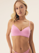Biustonosz damski Push Up usztywniany Bloovii Saoui 43200-30X 65C Różowy (5903972578988)
