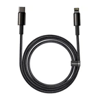 Кабель Baseus Tungsten Gold Fast Charging Data Cable Type-C to iP PD 20W 2m Black (CATLWJ-A01)