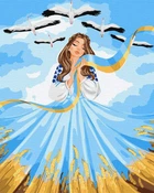 Картина за номерами Идейка Все буде Україна © Krizhanskaya 40х50см KHO2613 набір для розпису за цифрами
