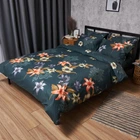 Комплект постельного белья Moon&Star Микросатин Premium «Floral Nocturne» Двуспальные 175х210 наволочки 2х40х60 (MS-820007670)