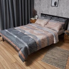 Комплект постельного белья Moon&Star Микросатин Premium «Free Spirit» Семейные 143х210х2 наволочки 2х50х70 (MS-820007761)