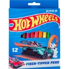 Набір фломастерів Kite Hot Wheels "Машинки Хотвілс" 12 шт (HW24-447)