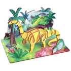 Деревянные 3D пазлы для детей Bambi 68043W L, Diplodocus, 35 деталей (68043W-RT)