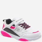 Buty sportowe młodzieżowe dziewczęce na rzepy Champion Alex B PS S32861-WW002 35 (3US) Białe/Różowe/Czarne (8058132521094)