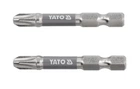 Бита торцевая PH3x50мм, 1/4", (6,35мм), (2шт), Nickel S2, YT-78022, Yato