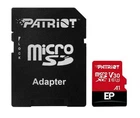 Карта пам'яті microSDXC, 1Tb, Patriot EP, Сlass10 UHS-I U3 A1 V30, SD адаптер, до 90/80 МБ/с (PEF1TBEP31MCX)
