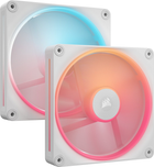 Набір вентиляторів Corsair iCUE LINK LX140-R RGB Starter Kit 140 мм 2-Pack White (CO-9051056-WW)