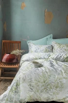 Двоспальний Євро комплект - Issimo Home Occale green Сатин Преміум