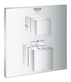 Термостат прихованого монтажу на 2 споживача Grohe Grohtherm Cube ( 24154000 ) 31428