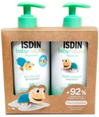 Дитячий косметичний набір Isdin Baby Naturals Шампунь-гель 400 мл + Лосьйон для тіла 400 мл (8429420296718)