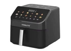 Сенсорна аерофритюрниця Sokany SK-10070 мультипіч 2000 Вт, аерогриль з віконцем 9.5 л, Чорний