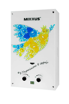 Газовая колонка MIXXUS GWH-0610 BASIC GLASS дымоходная 10 л/мин (панель из стекла с рисунком) (WH00