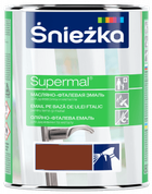 Эмаль Sniezka Supermal масляно-фталевая орех средний F560 0.8 л