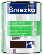 Эмаль Sniezka Supermal масляно-фталевая шоколадная глянцевая F540 0.8 л