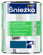 Эмаль Sniezka Supermal масляно-фталевая голубая F525 0.8 л