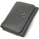 Женский кошелек компактного размера из натуральной кожи ST Leather bg230fash72 Зеленый