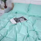 Комплект постельного белья MirSon Satin&nbsp;Stripe 30-0013&nbsp;Azure 160х220 Полуторный Евро (2200005252383)
