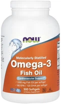 Омега-3 Now Foods Omega-3 180 ЭПК/ 120 ДГК 500 гелевых капсул в упаковке (ARE-574301)