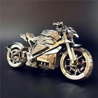 Металлический конструктор Мотоцикл. Металлическая сборная модель 3D мотоцикла 128х745х67 мм