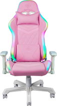 Fotel gamingowy Deltaco GAM-080 RGB LED Pink (7333048062932)