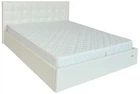 Кровать Двуспальная Chester Comfort 180 х 200 см Лаки White С подъемным механизмом и нишей для белья Белая