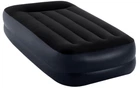 Надувна кровать Intex 64122 (42*99*191 см, 47 см з підголівником, односпальне, вбудований електронасос 220V, до 136 кг.)