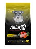 Полнорационный сухой корм AnimAll для собак со свежей курицей