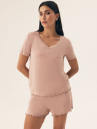 Piżama damska z szortami i krótkim rękawem letnia Henderson Noves 42679-08X 2XL Różowa (5903972378564)