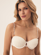 Góra od stroju kąpielowego damska push up Esotiq Pearl 42711-00X 70B Biała (5903972571866)