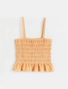 Топ H&M Ж1116775 (10836235 10887615) колір оранжевий L