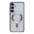 Чехол TPU Metallic Full Camera with Magsafe для Samsung Galaxy S24+ 5G (S926) Колір Purple