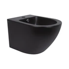 Биде подвесное Qtap Robin 495х370х325 Matt black QT1355046FMB