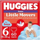 Трусики-подгузники Huggies Little Movers Pants 6 (15-25 кг) для мальчиков, 60 шт. - Huggies 60шт (961732-31018636)