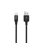 Кабель HOCO X14 USB to MicroUSB 2.4A 1m nylon aluminum connectors Black (6957531062844)