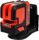Niwelator laserowy YATO samopoziomujący krzyzowy zielony ± 3mm / 10m (YT-30434)