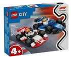 Конструктор LEGO City Автомобілі для перегонів F1 команд Williams Racing та Haas F1 92 деталі (60464)