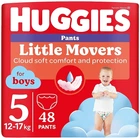 Трусики-подгузники Huggies Little Movers Pants 5 Mega (12-17 кг) для мальчиков, 48 шт. - Huggies 48шт (961798-31020013)