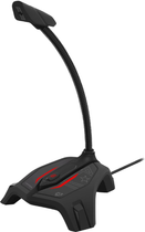 Mikrofon Vertux Streamer-2 LED USB Black (MICSTREAMER2)