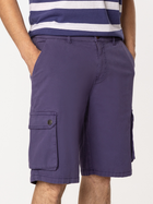 Spodenki męskie cargo bawełniane Lee Cooper Simone-9802 32 Fioletowe (5905991723301)