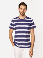 Футболка бавовняна довга чоловіча Lee Cooper Pocket3-8515 2XL Фіолетова (5905991728078)