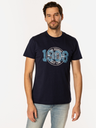 Футболка бавовняна довга чоловіча Lee Cooper Run Club-1160 2XL Чорна (5905991735687)