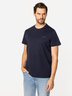 Футболка бавовняна довга чоловіча Lee Cooper Simple-1180 2XL Темно-синя (5905991726852)