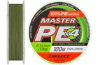 Шнур Select Master PE 100м/ 0.10мм (темно-зеленый) (3200202003)