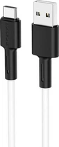 Кабель Borofone BX31 USB to Type-C 3A silicone TPE connectors 1 м White (BX31CW)