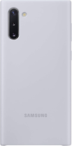 Etui plecki Samsung Silicone Cover do Galaxy Note 10 Silver (EF-PN970TSEGWW)